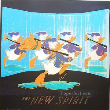 The New Spirit donald Duck POP Oil Paintings